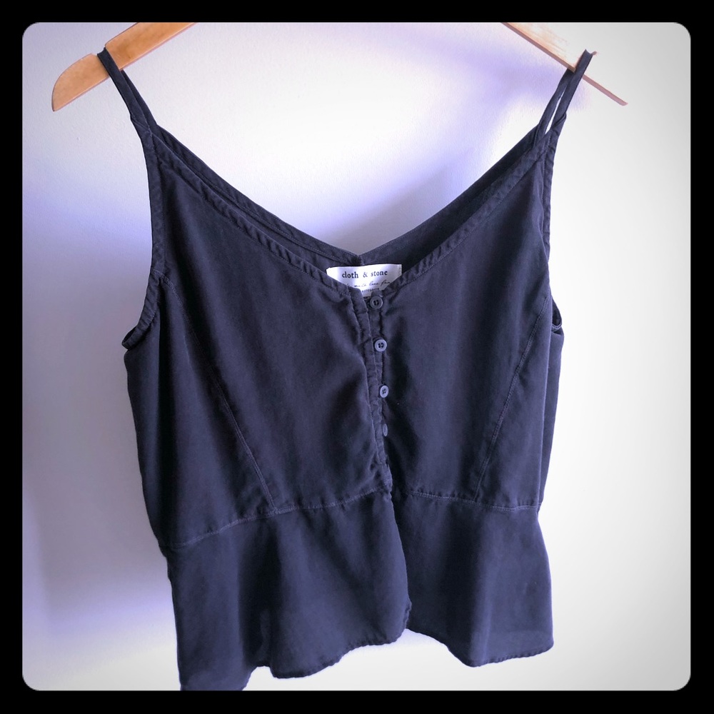 Anthro Button-down Cami